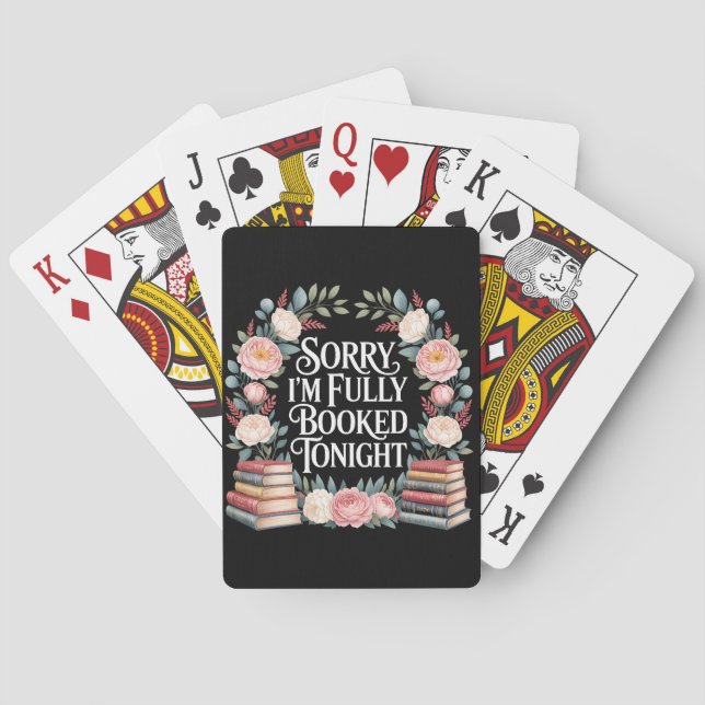 Sorry I'M Fully Booked Tonight  Poker Cards (Back)