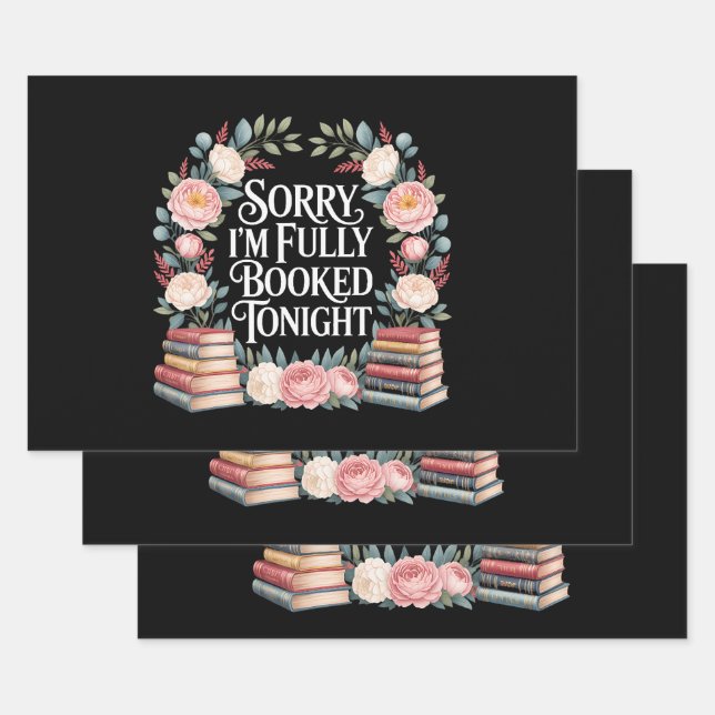 Sorry I'M Fully Booked Tonight  Wrapping Paper Sheets (Set)