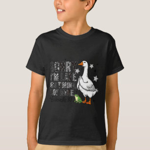 Sorry I'm Late His-timing Not Mine Praying Goose C T-Shirt