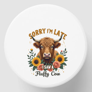 Sorry I'm Late I Saw a Fluffy Cow Vintage Highland Mini Candle Favors