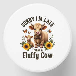 Sorry Im Late I Saw A Fluffy Cow Vintage Highland Mini Candle Favors