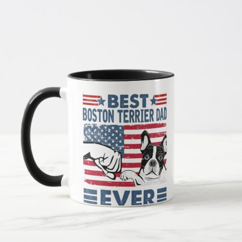 sorry im late my dog was sitting on me boston terr mug