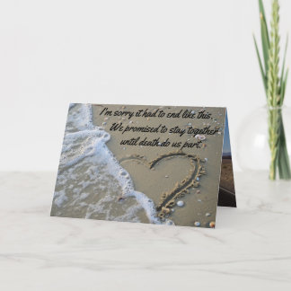 Sorry It Had To End Like This Funny Put-Down Bye 2 Card