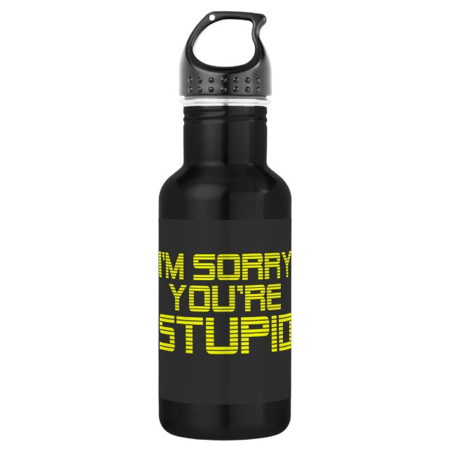 Sorry Lemonade Water Bottle (Front)