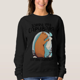 Sorry My Capybara Ate My Homework Shirt Funny Capy