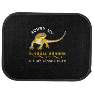 Sorry my Iguana bearded dragon ate my lesson plan. Car Floor Mat