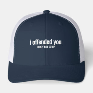Sorry Not Sorry Sassy Attitude Graphic Baseball Ca