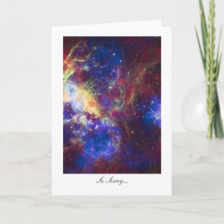 Sorry, Regrets, Apologize - Tarantula Nebula Stars Card