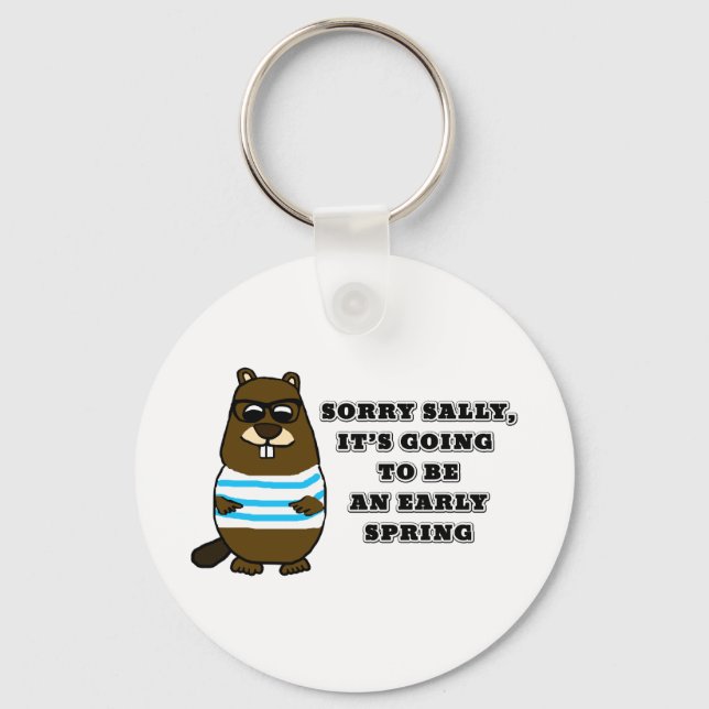 Sorry Sally, early Spring Keychain (Front)