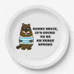 Sorry Sally, early Spring Paper Plates