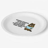 Sorry Sally, It's not #*@%ing Groundhog Day Yet Paper Plates (Angled)