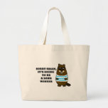 Sorry Sally, Long Winter Large Tote Bag