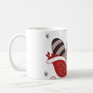 Sorry Santa I've Been Feral Funny Christmas Coffee Mug