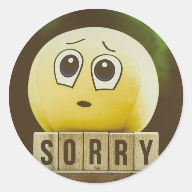 Sorry Sticker (Front)