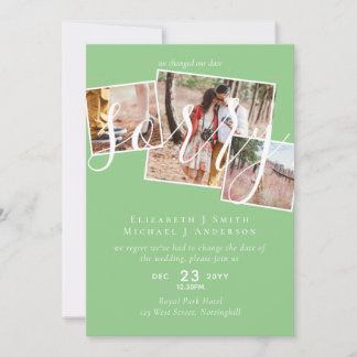 SORRY! Wedding Postponement Change of Date PHOTO