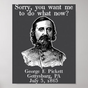 Sorry You Want Me To Do What Now George Ckett Civi Poster