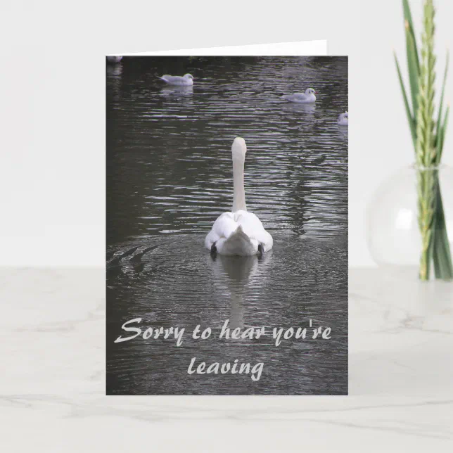 So Sorry To Hear You're Leaving A5 Card - New Job Good Luck | UK
