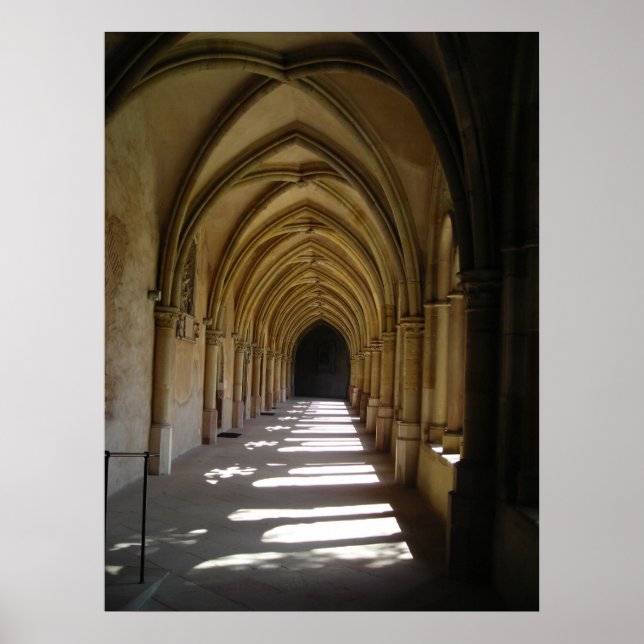 Sort Cathedral canvas print (Front)