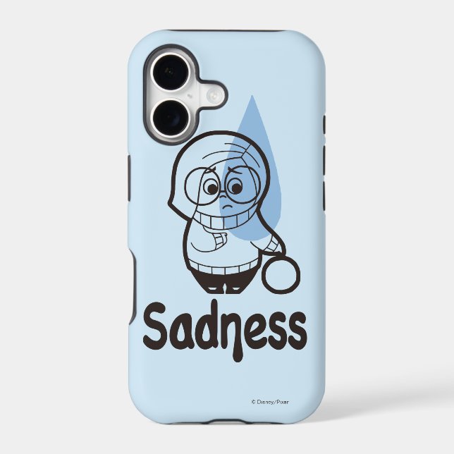 Sort of a Blue Day Iphone Case (Back)