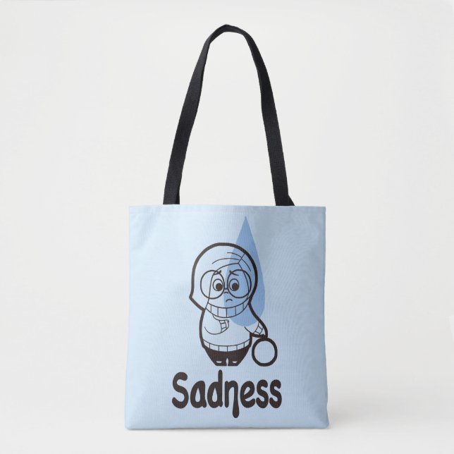 Sort of a Blue Day Tote Bag (Front)