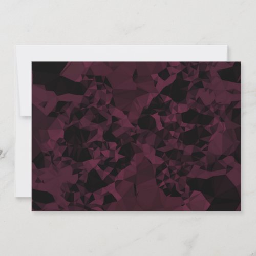 Sort pixels in purple dark pink and black invitat holiday card