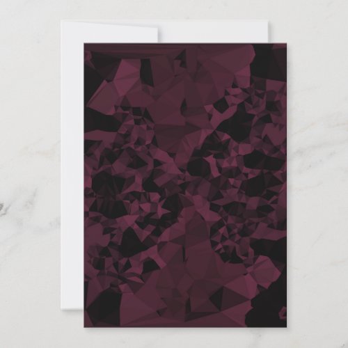 Sort pixels in purple dark pink and black invitation