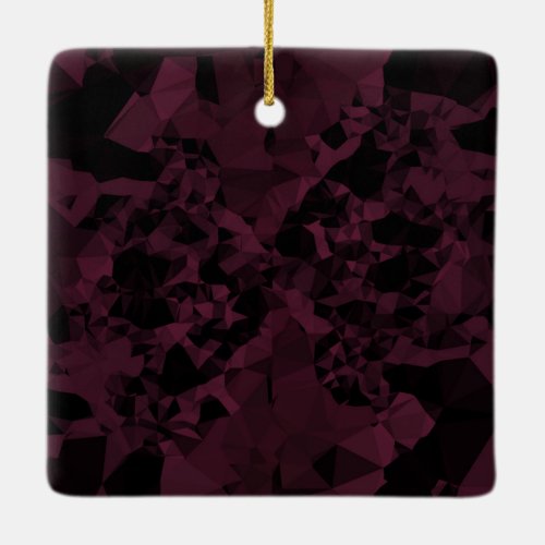 Sort pixels in purple dark pink and black label c ceramic ornament