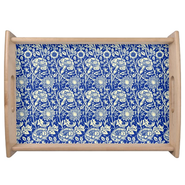 Sorta Blue Calico Serving Tray (Front)