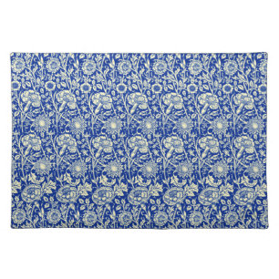 Sorta Blue Calico (Woven Cotton Placemat) Placemat
