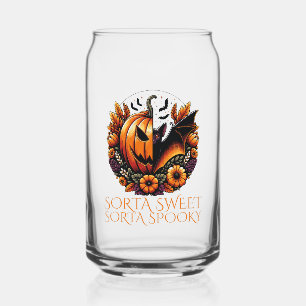 Sorta Sweet Sorta Spooky Can Glass