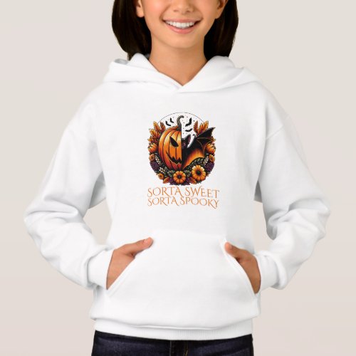 Sorta Sweet Sorta Spooky Girls Hoodies