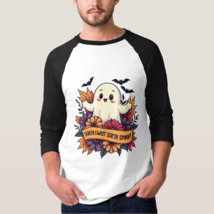 Sorta Sweet Sorta Spooky Halloween Ghost Fall Love T-Shirt