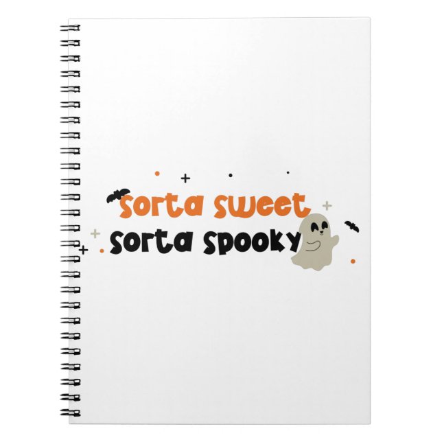 Sorta Sweet Sorta Spooky Notebook (Front)