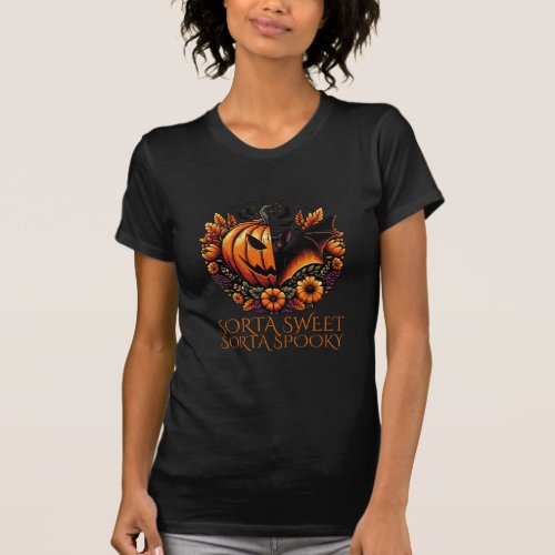 Sorta Sweet Sorta Spooky Womens Slim fit  T_Shirt