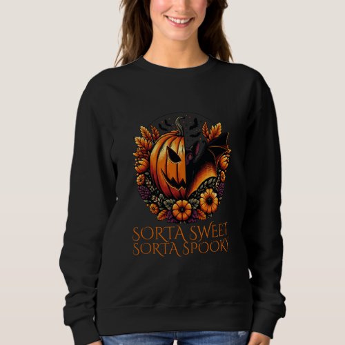 Sorta Sweet Sorta Spooky Womens Sweatshirts