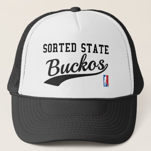 Sorted State Buckos _ Jordan Peterson Trucker Hat