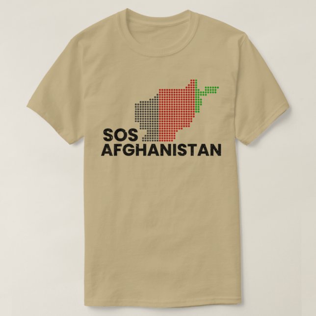 SOS afghanistan Dots T-Shirt (Design Front)