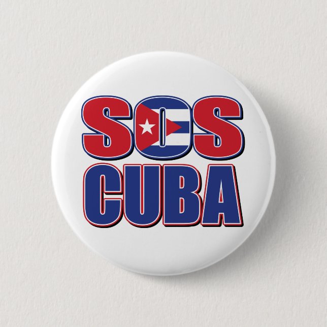SOS-CUBA BUTTON (Front)