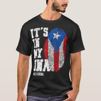 Sos Cuba Cuba Flag Cuban Pride it's in my DNA Men  T-Shirt