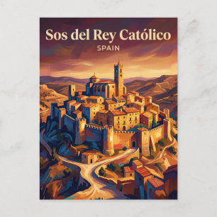 Sos del Rey Católico Spain Postcard