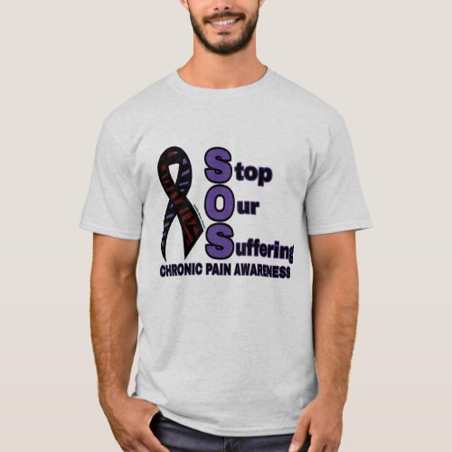 SOS Stop Our SufferingChronic Pain T_Shirt