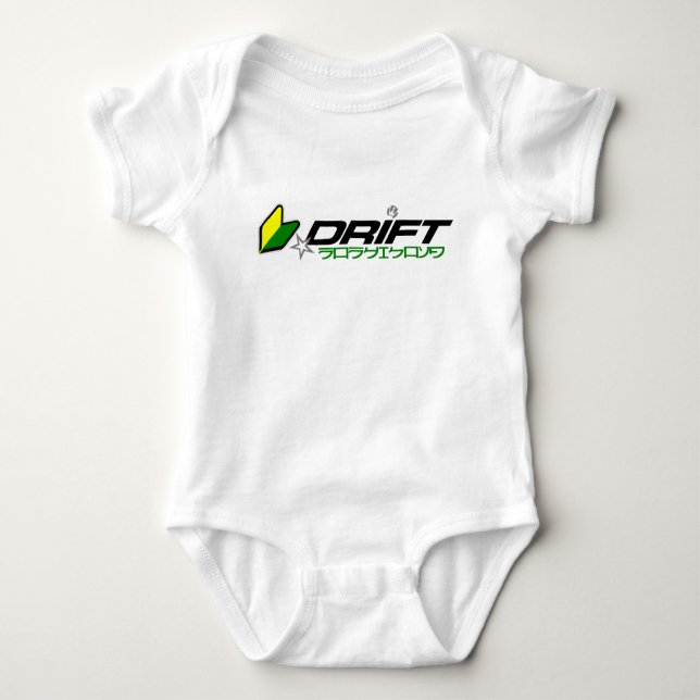 SOSHINOYA DRIFT BADGE 101 BABY BODYSUIT (Front)