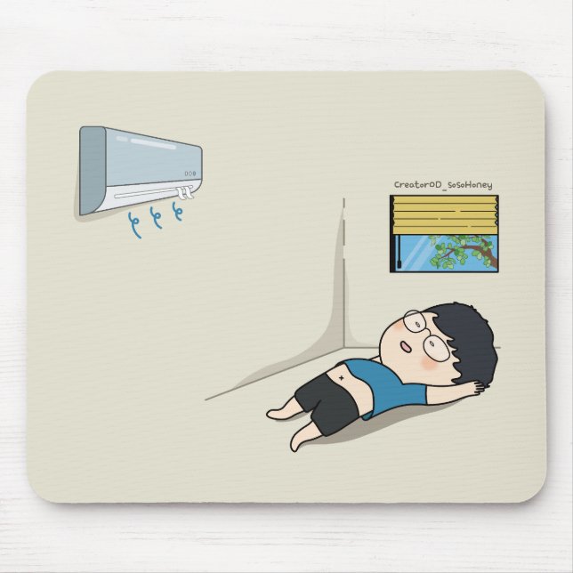 sosoHoney(19) summer Mouse Pad (Front)