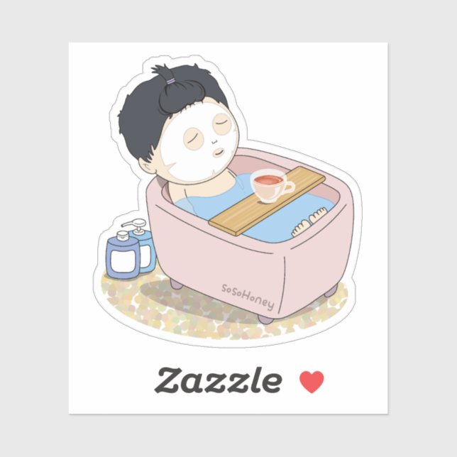 sosoHoney(25) bathroom Sticker (Sheet)