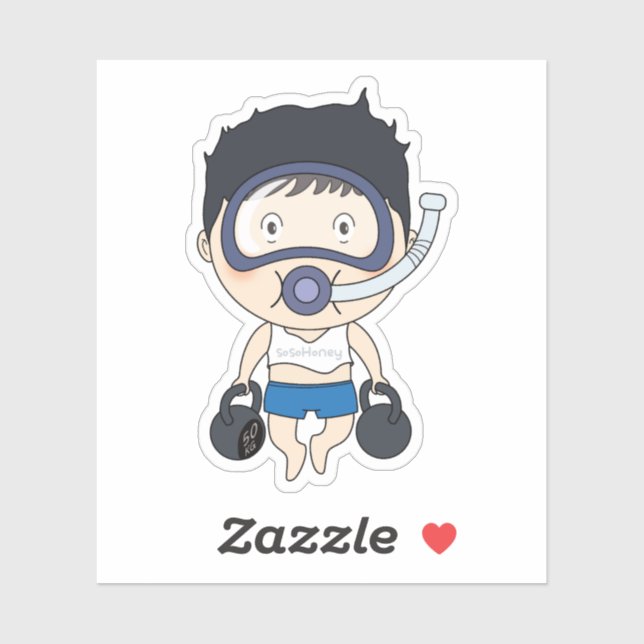 sosoHoney(30) sea  Sticker (Sheet)