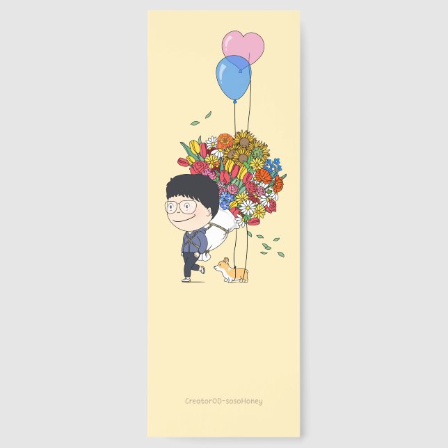 sosoHoney(68) Bouquet Bookmarks (Front)