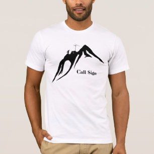 SOTA Ham Radio Silhouette T-Shirt Customize It!