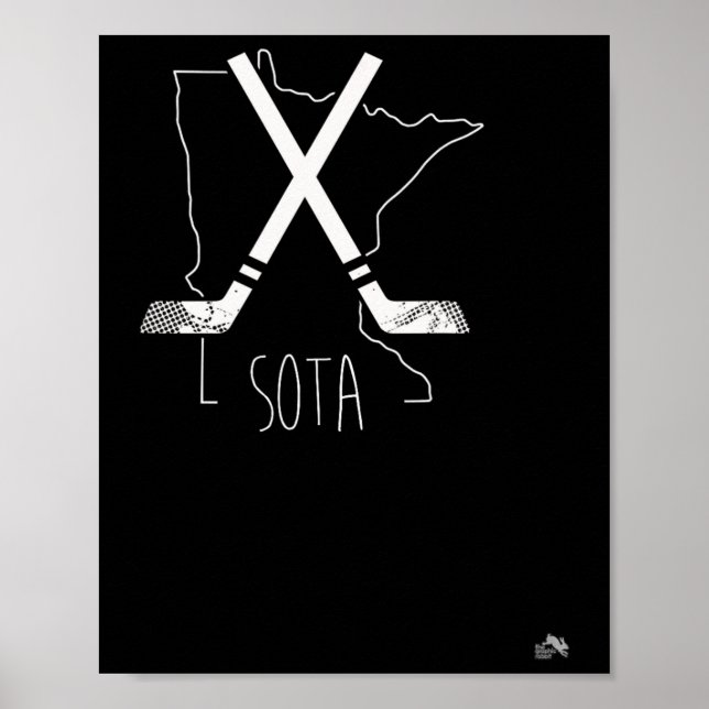 Sota Minnesota Hockey  Poster (Front)