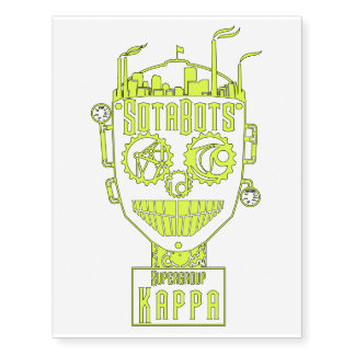 SOTABots 2557 Kappa "Mr. Mutiny" Temporary Tattoos