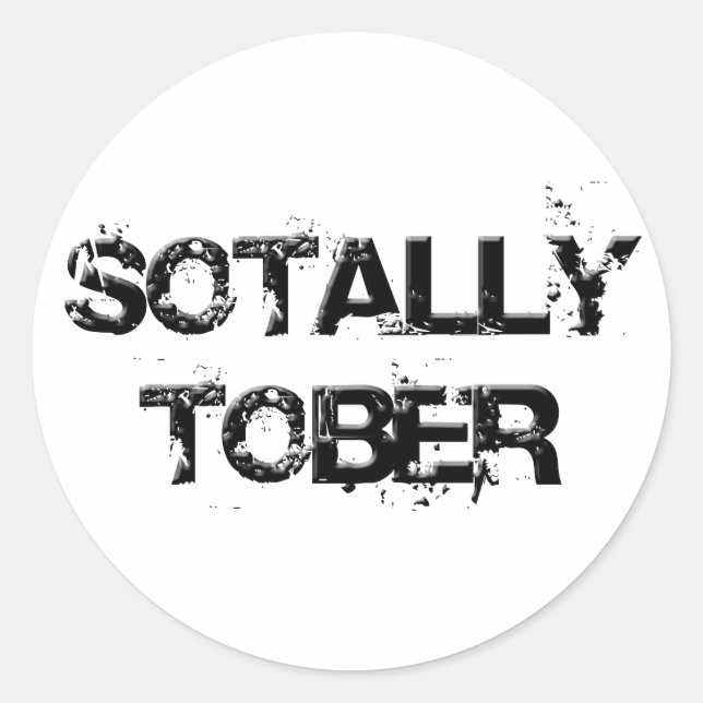 SOTALLY TOBER CLASSIC ROUND STICKER (Front)